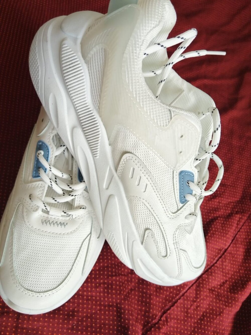 Mens / Womens Chunky White Sneakers Size 41 Lightweight Casual Running Shoes